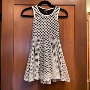 Girls Mesh Overlay Dress